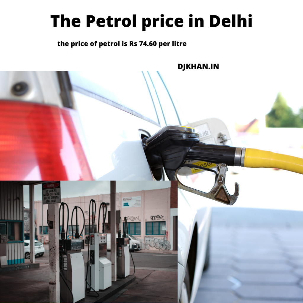 Petrol price in Delhi